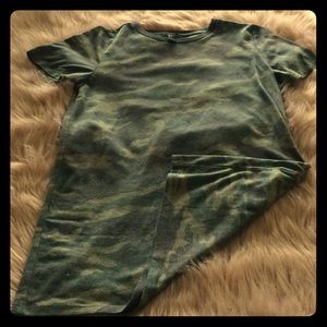 Camo T Shirt Dress